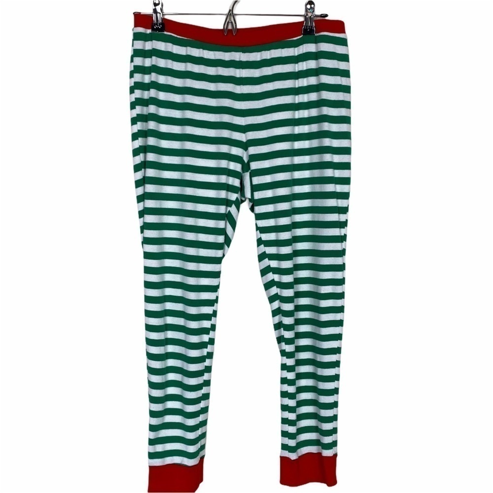 Wondershop Christmas Striped Pants Green Size L